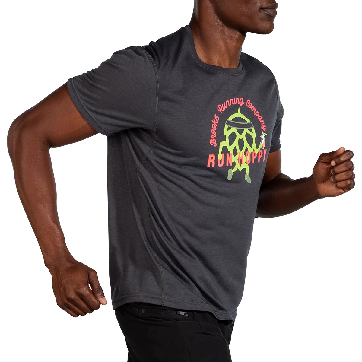 Brooks Run Hoppy Shortsleeve - Image 2