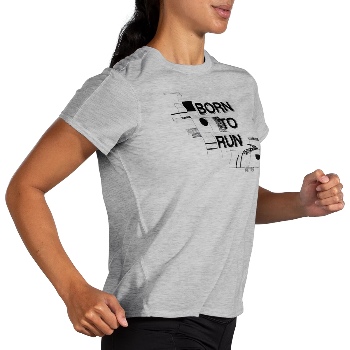 Brooks Distance Graphic Shortsleeve 4 Brooks Distance Graphic Shortsleeve - Image 2