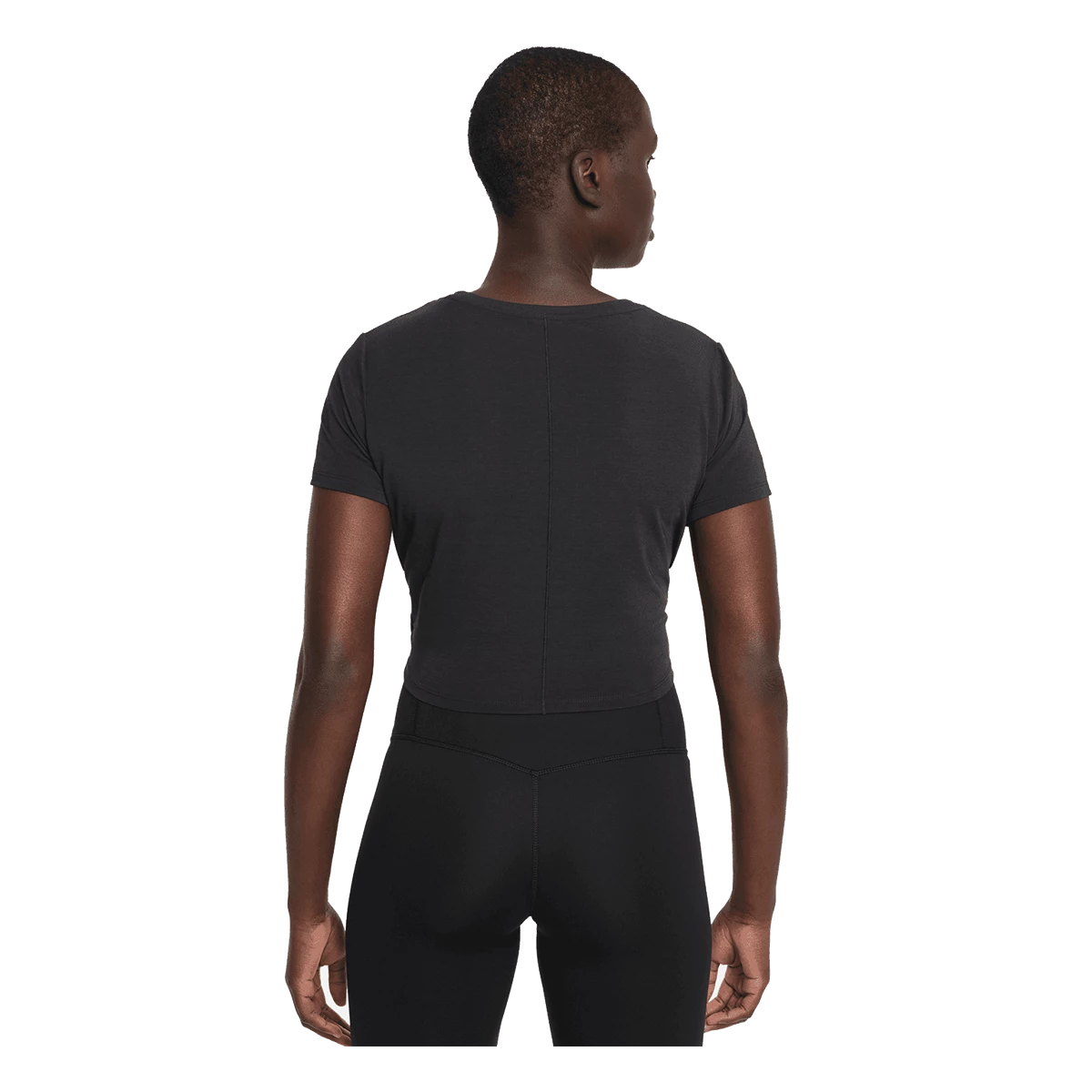 Nike Dri-FIT One Shortsleeve Crop Tops - Image 2