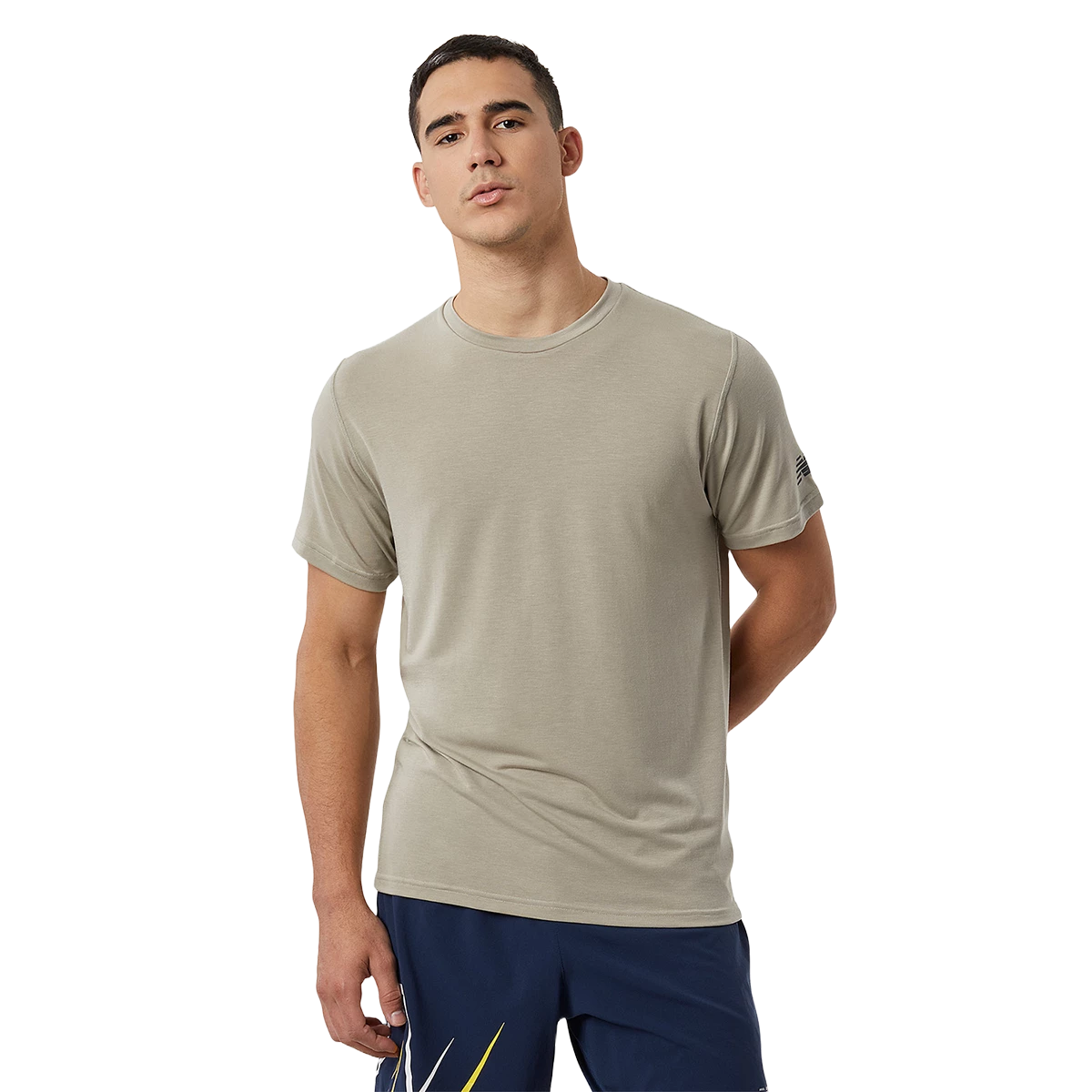 New Balance R.W. Tech Dri-Release Shortsleeve New Balance R.W. Tech Dri-Release Shortsleeve -Fit2Run Store MT23059 aluminum 1