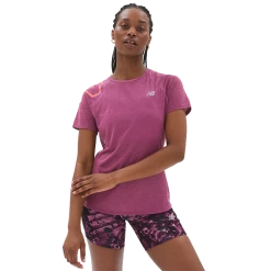 New Balance Printed Impact Run Shortsleeve