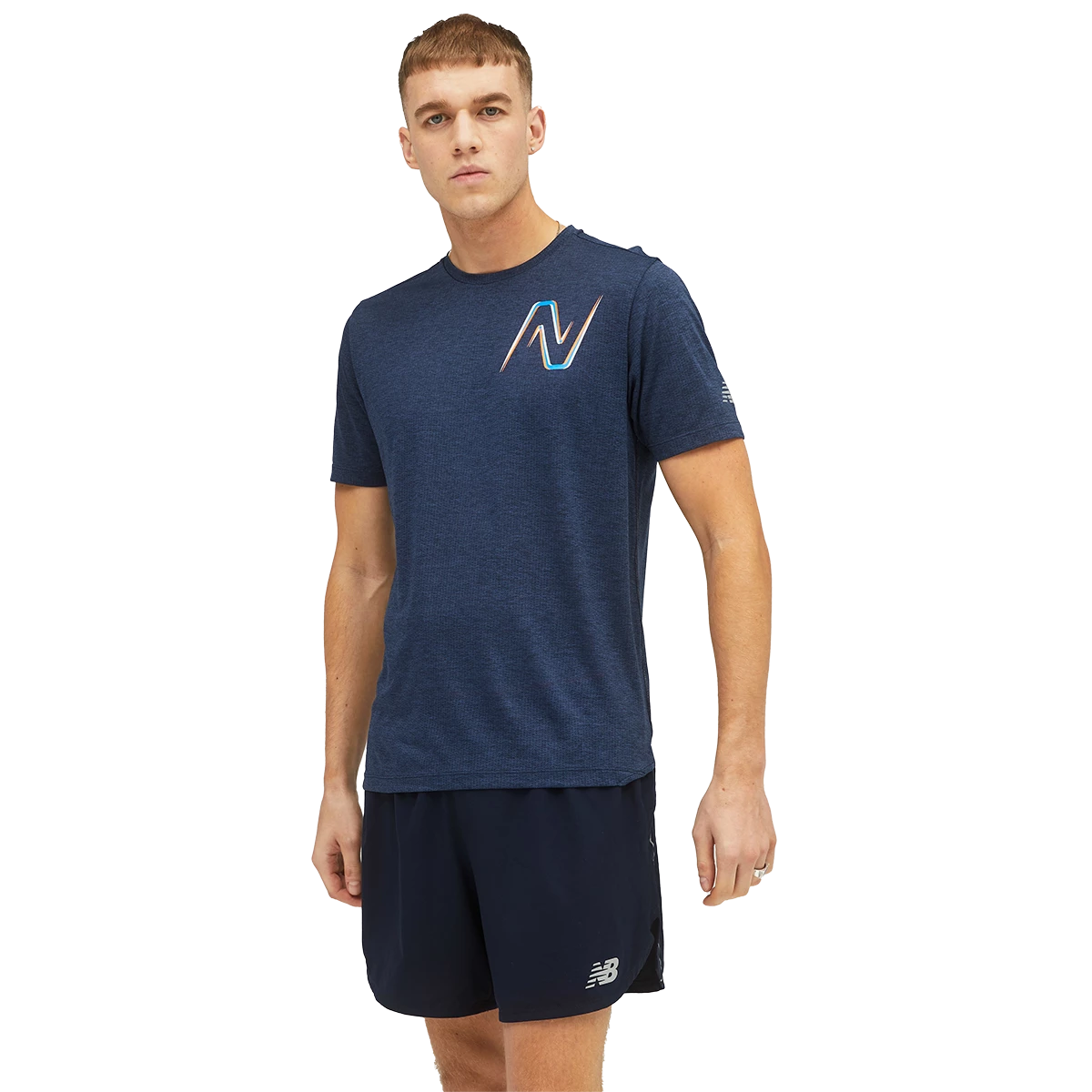 New Balance Graphic Impact Run Shortsleeve