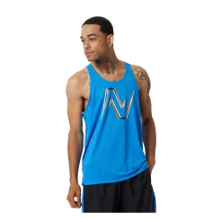 New Balance Graphic Impact Run Singlet
