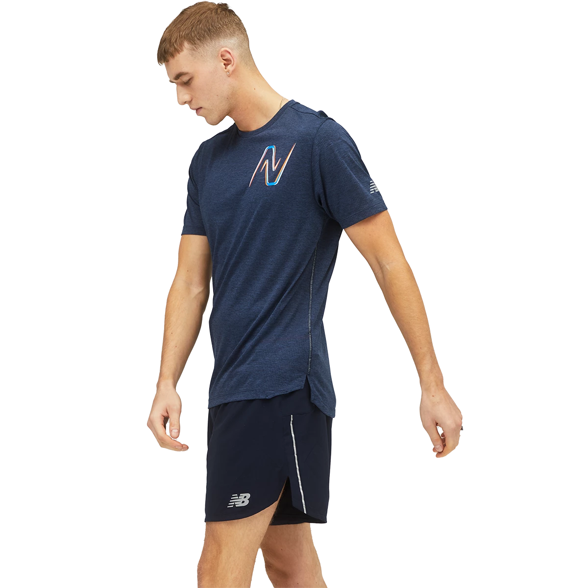 New Balance Graphic Impact Run Shortsleeve - Image 2