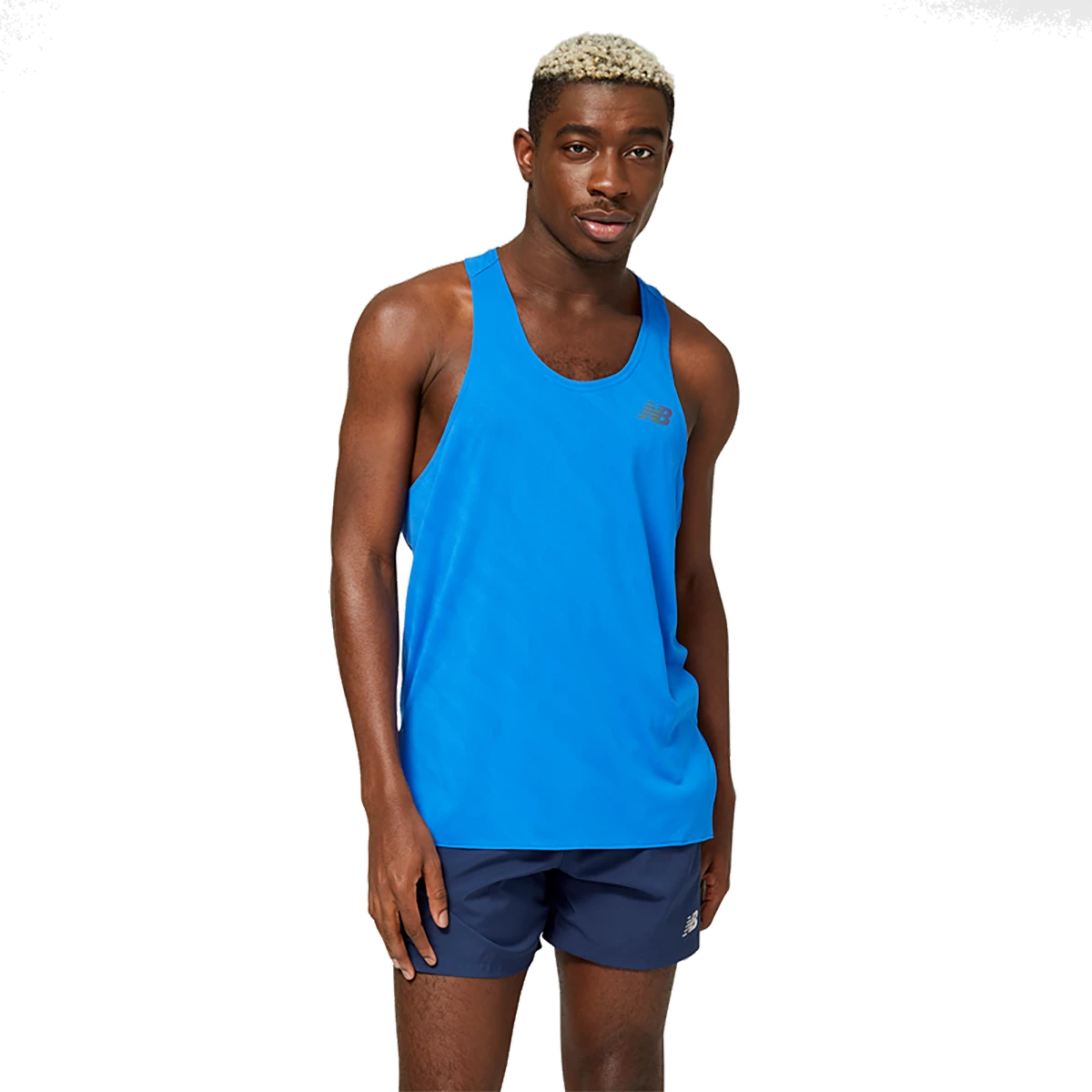 New Balance Q Speed Jacquard Tank New Balance Q Speed Jacquard Tank -Fit2Run Store mt23280 cobalt 1