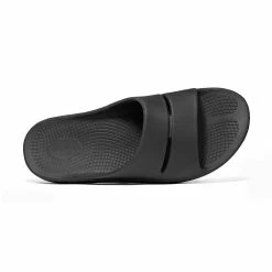 Oofos OOahh Slide -Fit2Run Store ooahhslide black 3