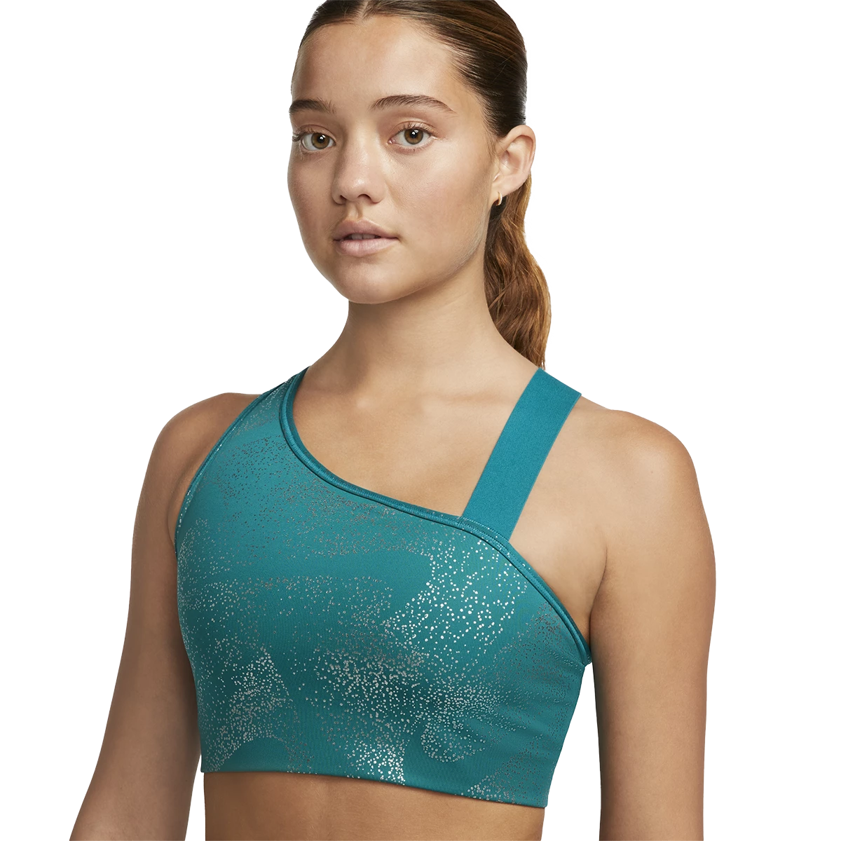 Nike Dri-FIT Swoosh Asymmetrical Bra - Image 3